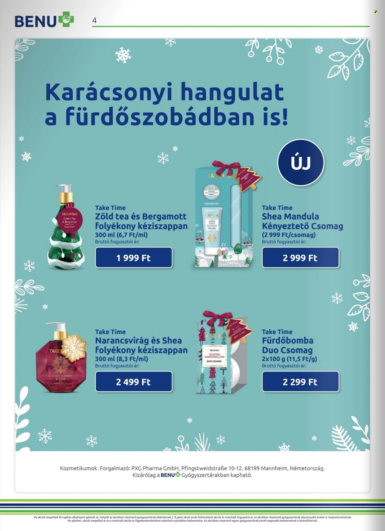 BENU Gyógyszertár akciós újságok - 2024.12.01 - 2024.12.31. Oldal 4