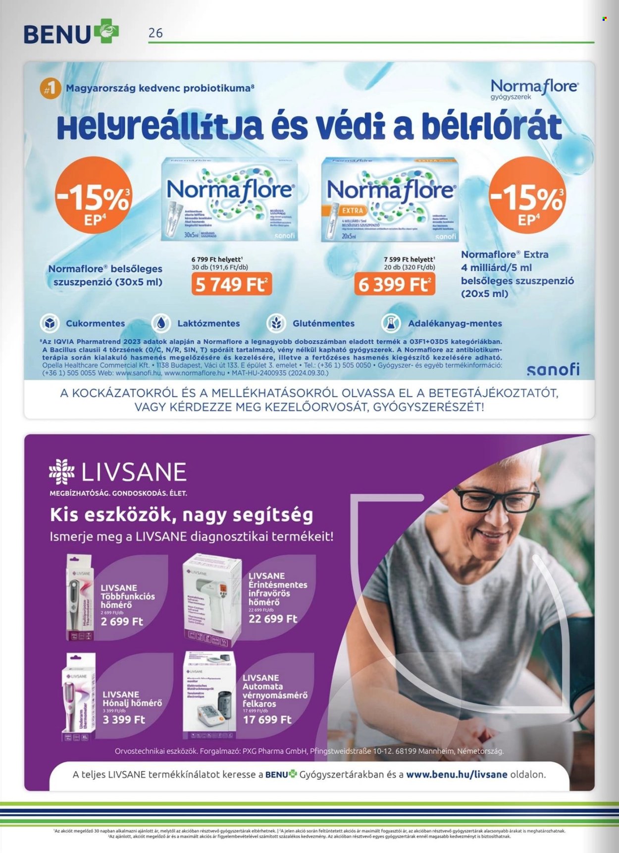 BENU Gyógyszertár akciós újságok - 2024.12.01 - 2024.12.31. Oldal 26