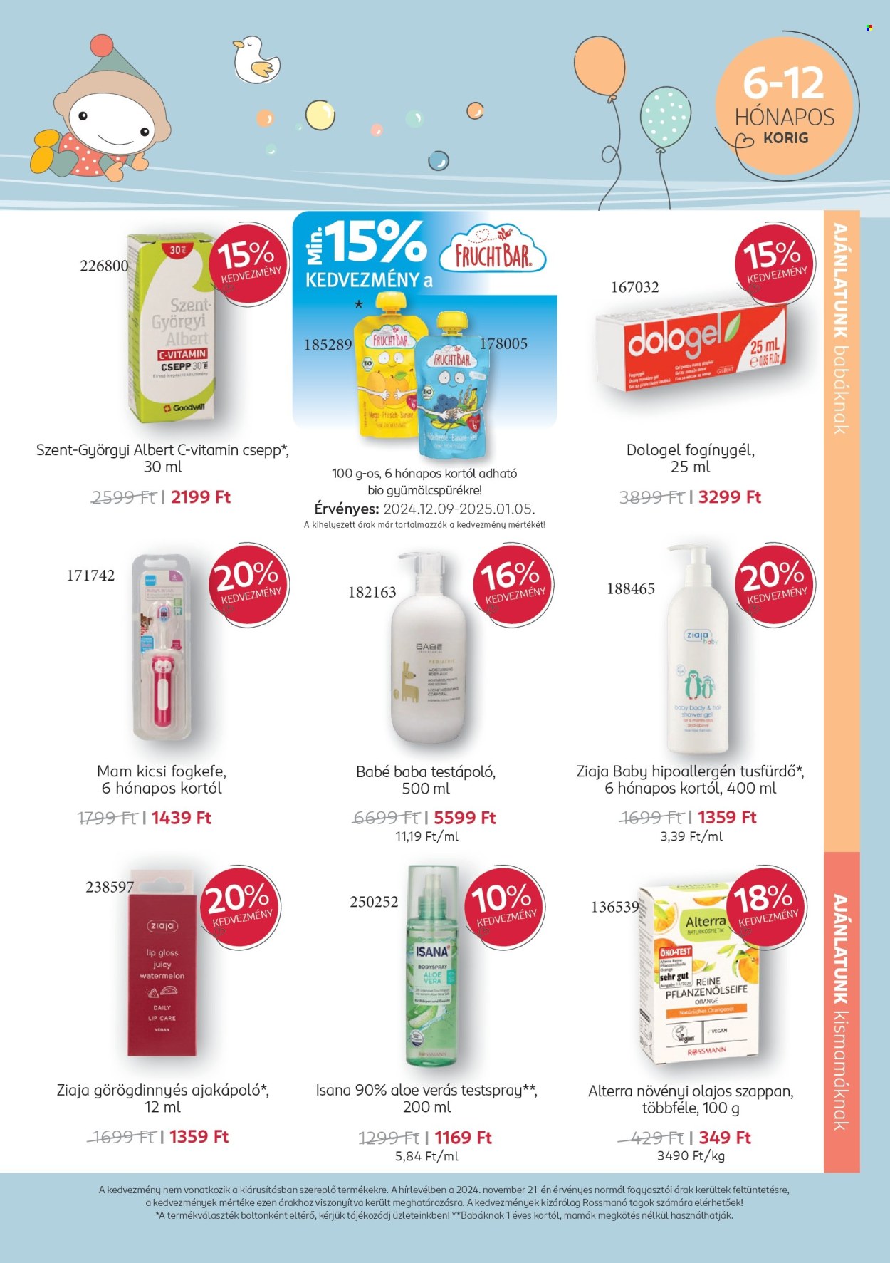 Rossmann akciós újságok - 2024.12.09 - 2025.01.05. Oldal 7