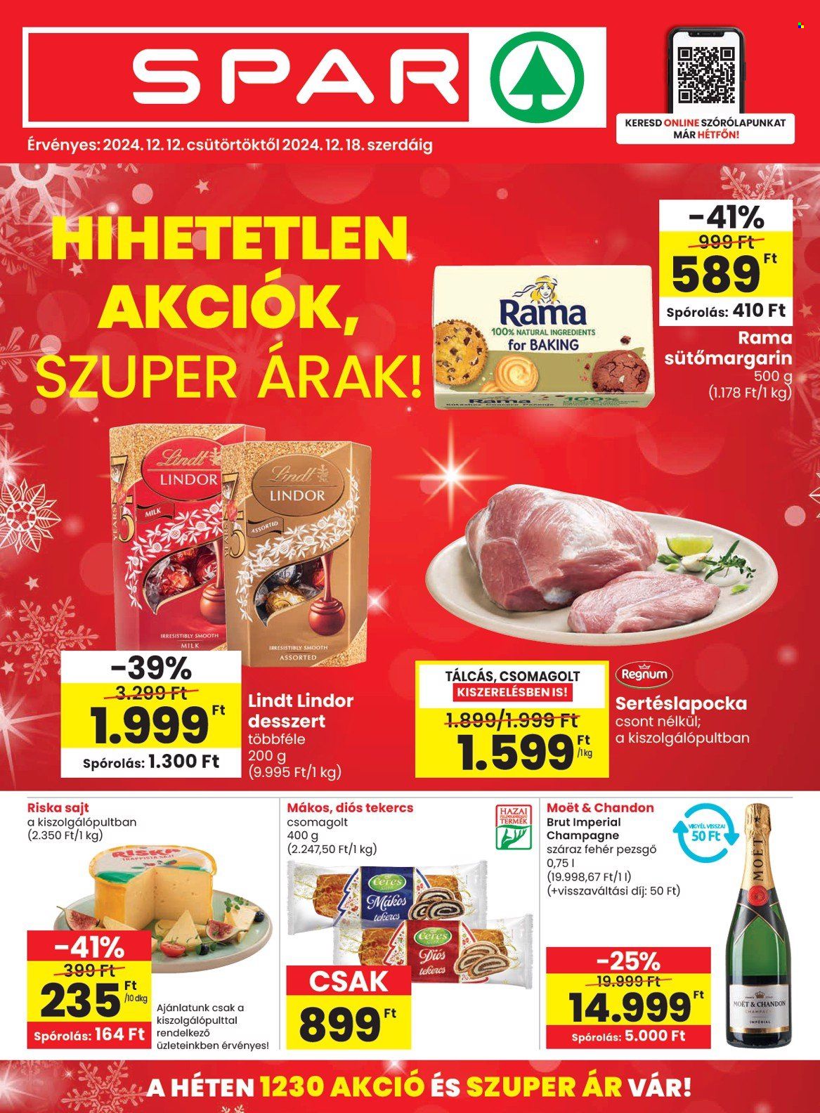 SPAR akciós újságok - 2024.12.12 - 2024.12.18. Oldal 1