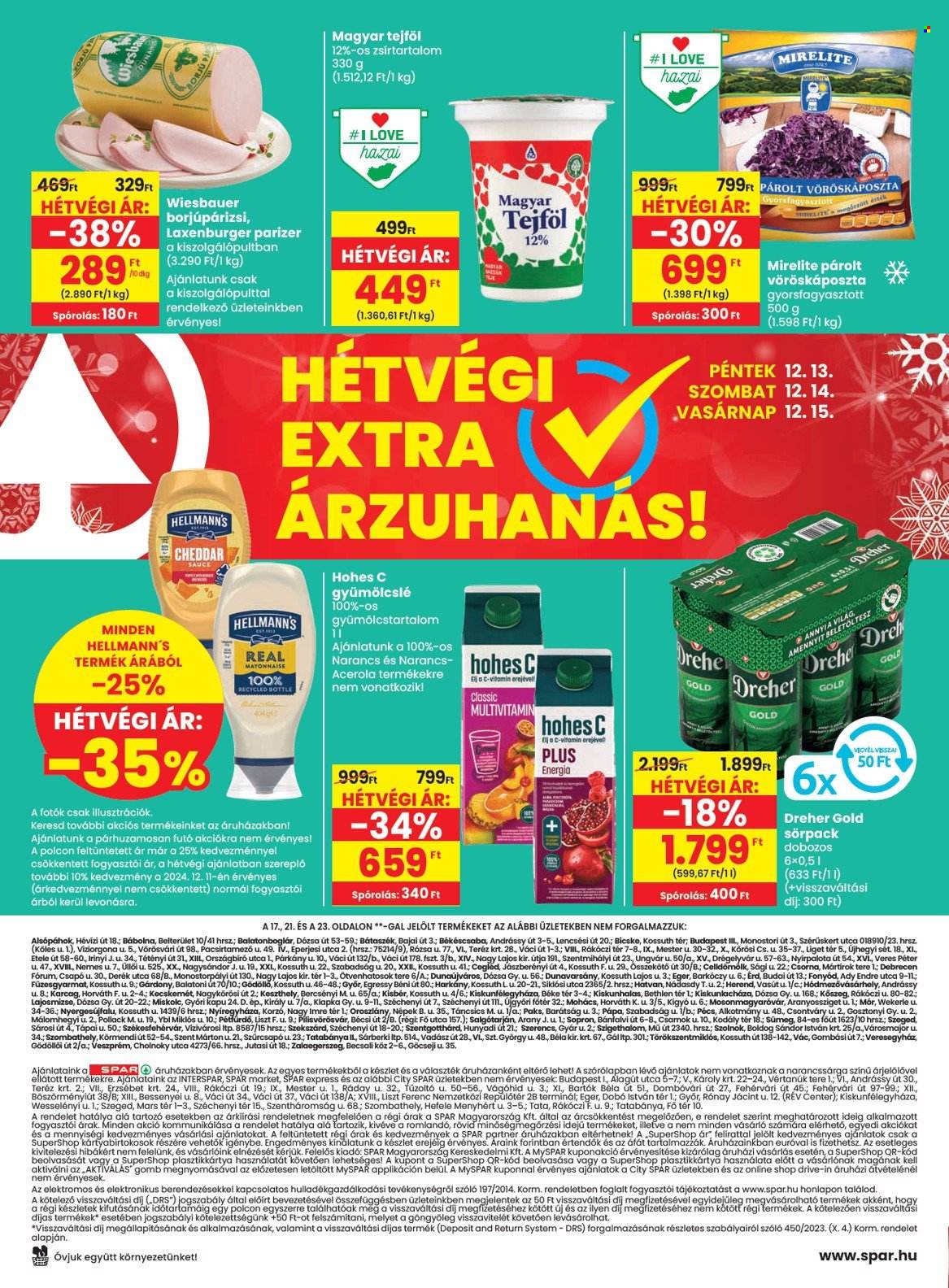 SPAR akciós újságok - 2024.12.12 - 2024.12.18. Oldal 28