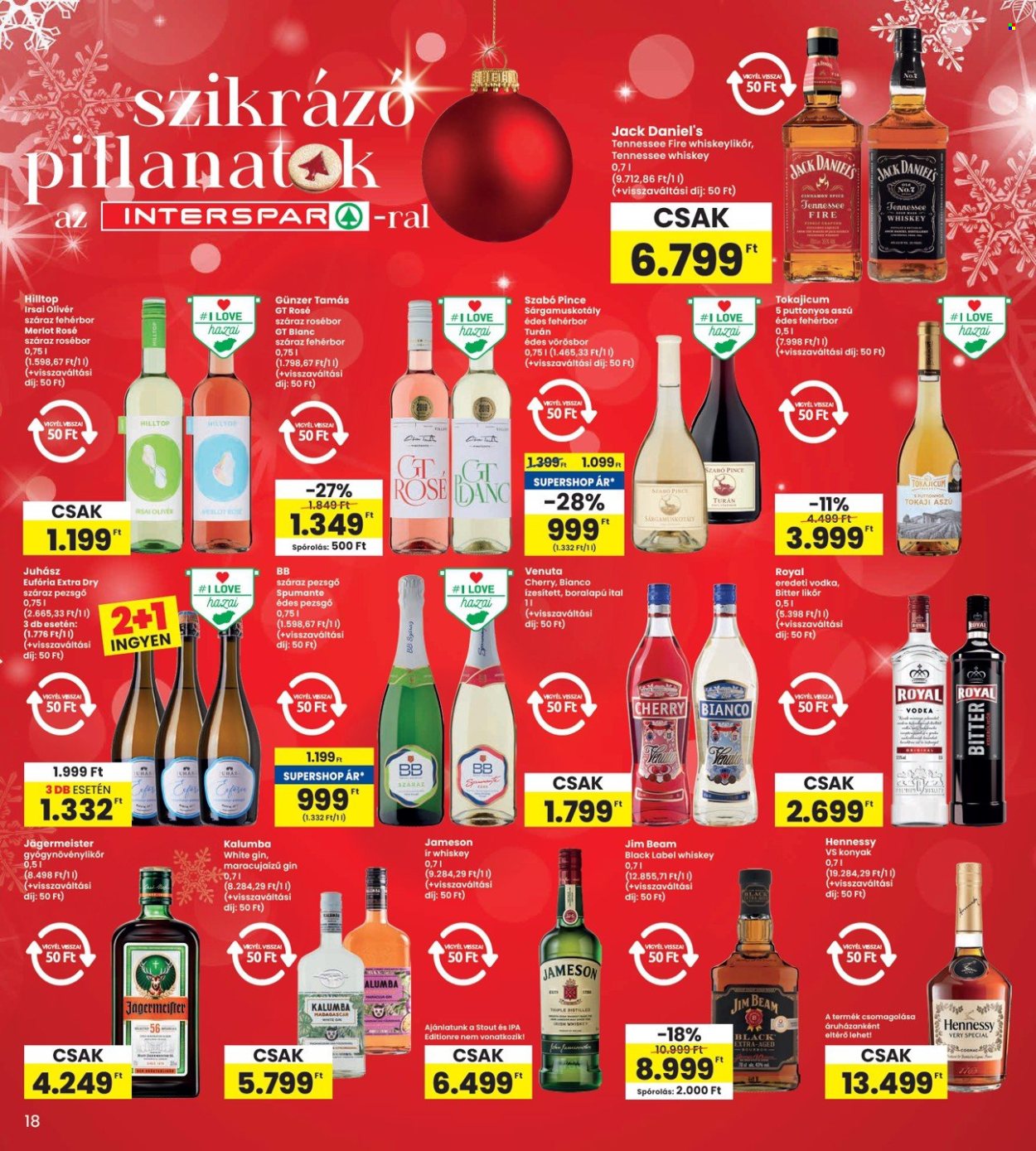 INTERSPAR akciós újságok - 2024.12.12 - 2024.12.18. Oldal 18
