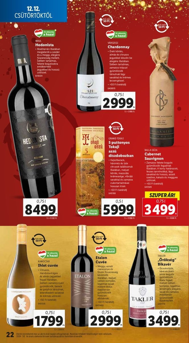 Lidl akciós újságok - 2024.12.12 - 2024.12.18. Oldal 22