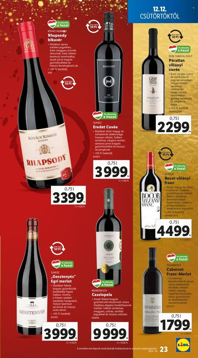Lidl akciós újságok - 2024.12.12 - 2024.12.18. Oldal 23