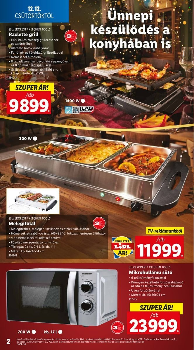 Lidl akciós újságok - 2024.12.12 - 2024.12.18. Oldal 2