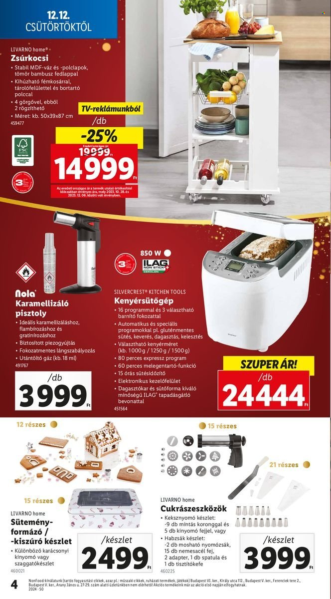 Lidl akciós újságok - 2024.12.12 - 2024.12.18. Oldal 4