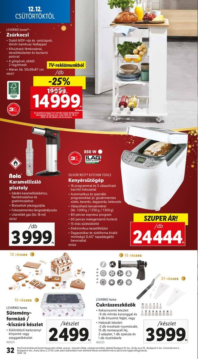 Lidl akciós újságok - 2024.12.12 - 2024.12.18. Oldal 32