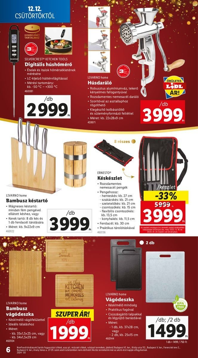 Lidl akciós újságok - 2024.12.12 - 2024.12.18. Oldal 6