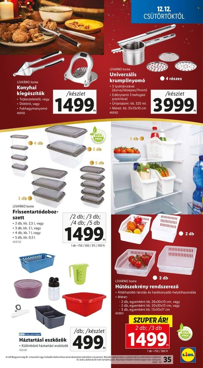 Lidl akciós újságok - 2024.12.12 - 2024.12.18. Oldal 35