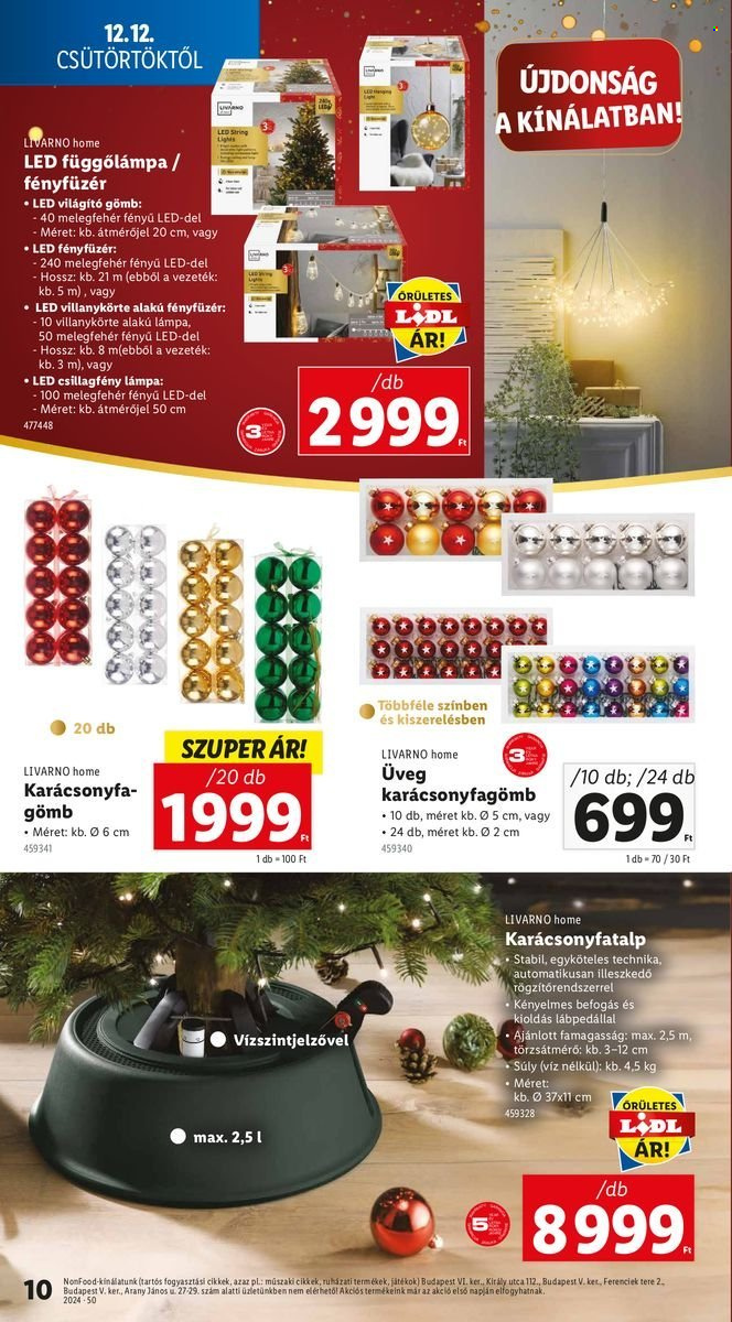 Lidl akciós újságok - 2024.12.12 - 2024.12.18. Oldal 10