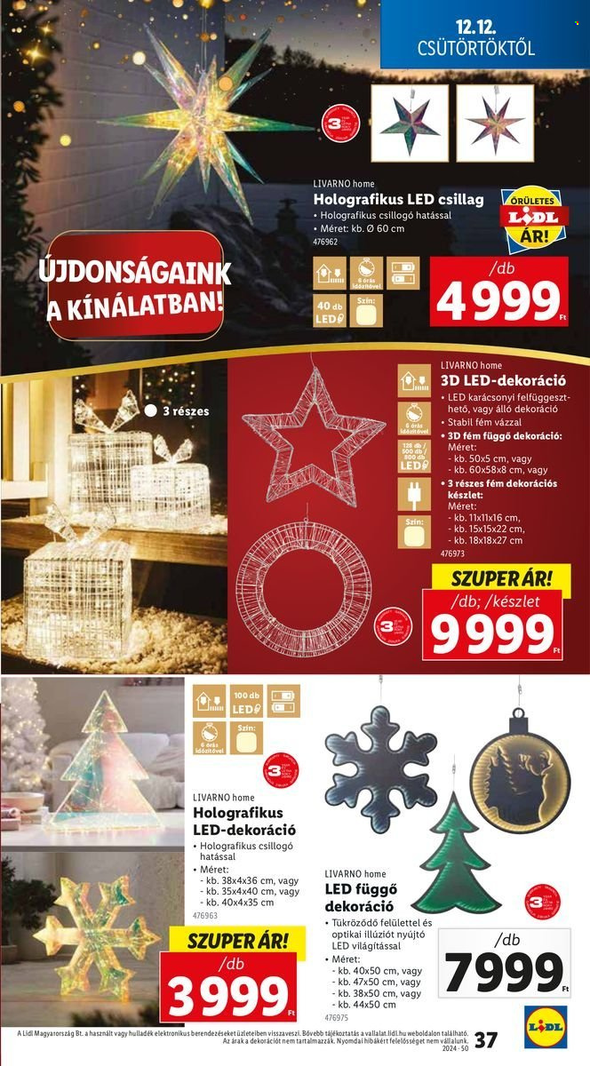 Lidl akciós újságok - 2024.12.12 - 2024.12.18. Oldal 37