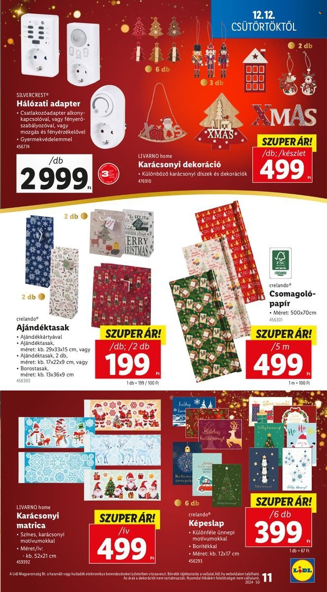 Lidl akciós újságok - 2024.12.12 - 2024.12.18. Oldal 11