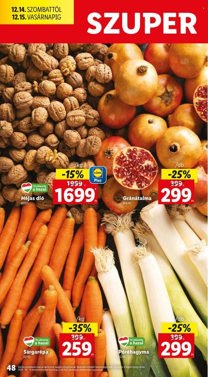 Lidl akciós újságok - 2024.12.12 - 2024.12.18. Oldal 48