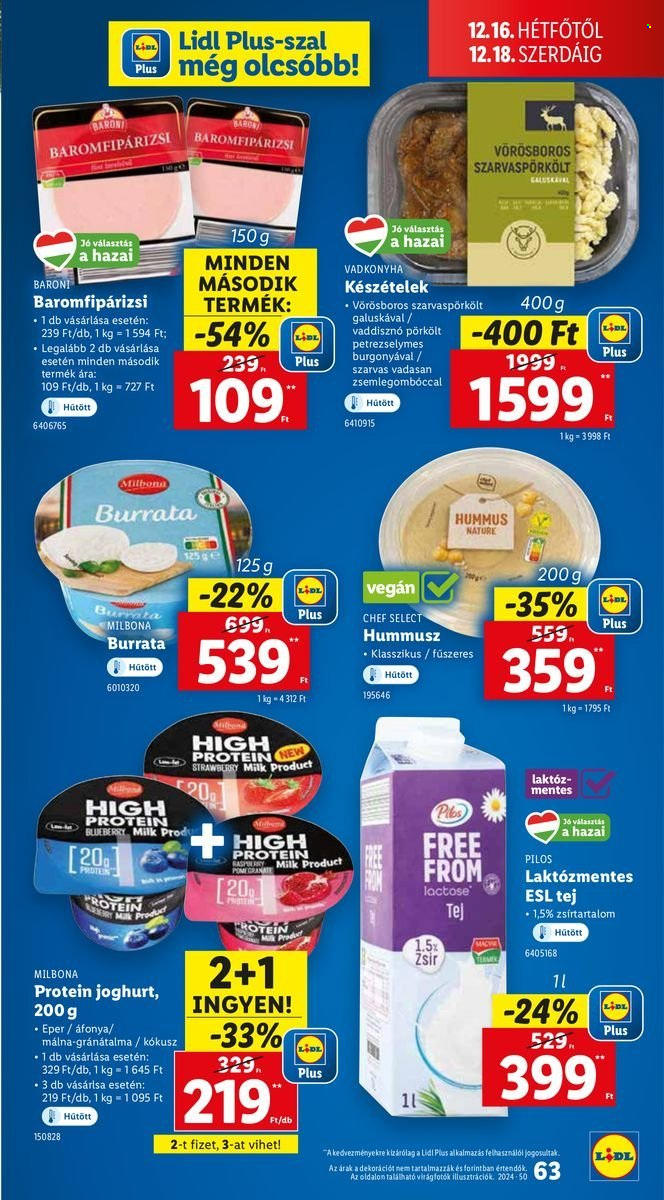 Lidl akciós újságok - 2024.12.12 - 2024.12.18. Oldal 63