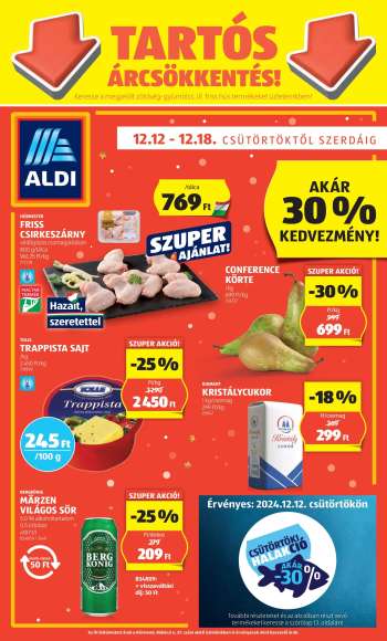 Újság Aldi - 2024.12.12 - 2024.12.18.