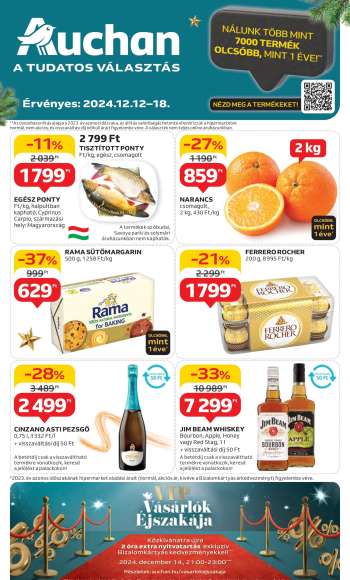 Újság Auchan - 2024.12.12 - 2024.12.18.