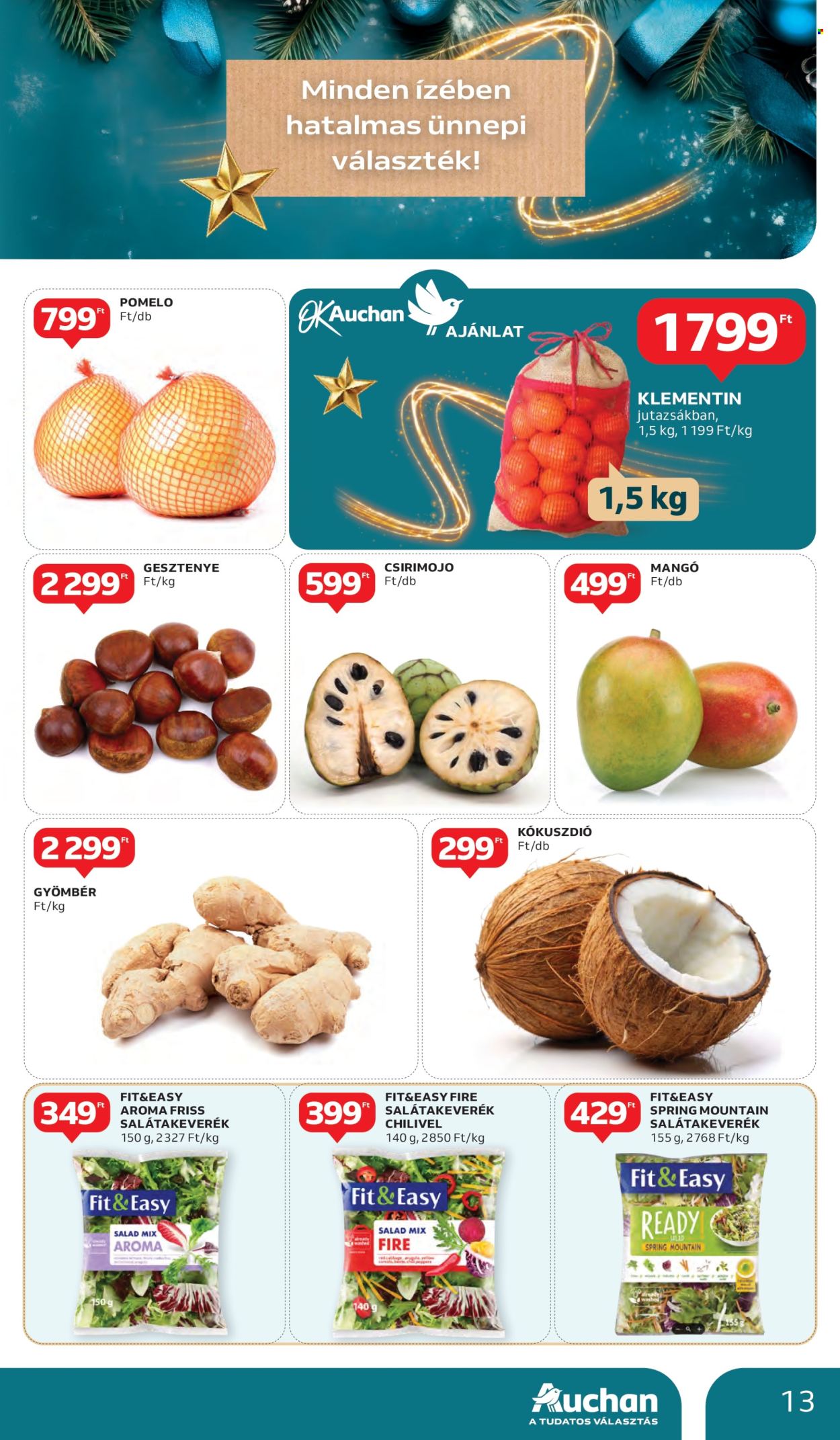 Auchan akciós újságok - 2024.12.12 - 2024.12.18. Oldal 13