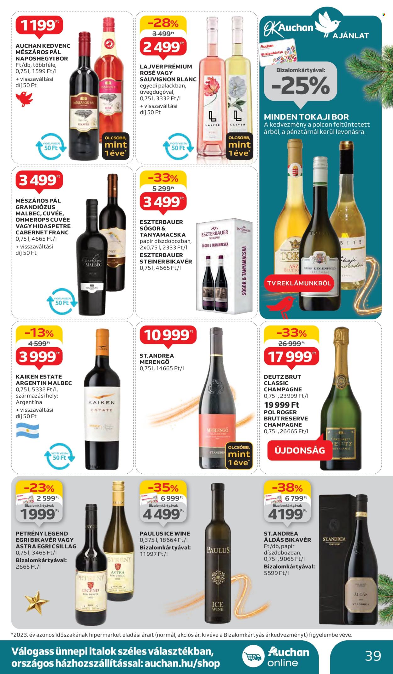 Auchan akciós újságok - 2024.12.12 - 2024.12.18. Oldal 39