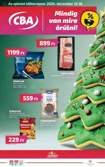 Újság CBA - 2024.12.12 - 2024.12.18.