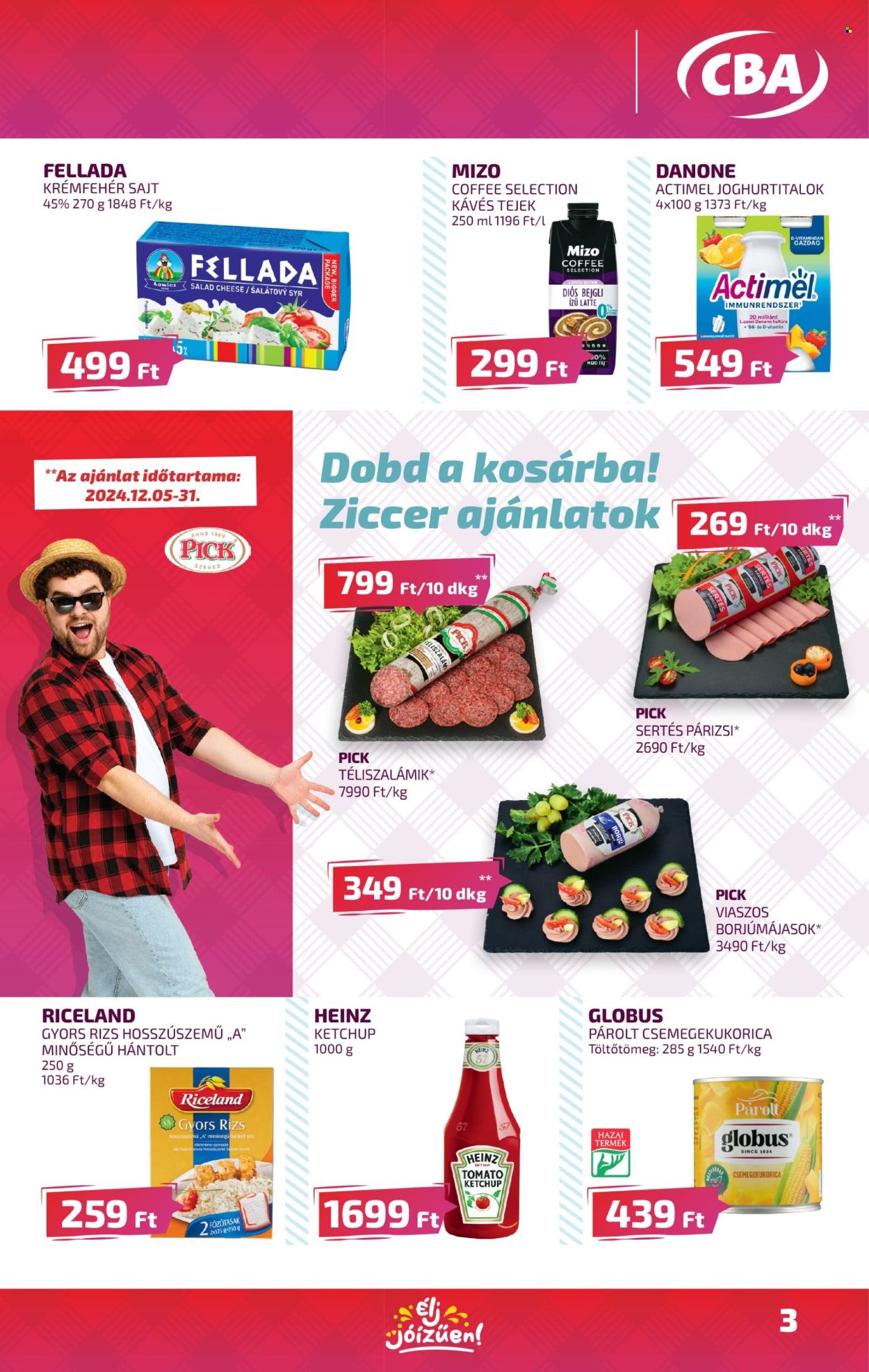 CBA akciós újságok - 2024.12.12 - 2024.12.18. Oldal 3