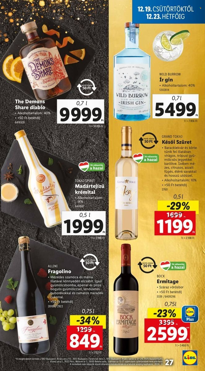 Lidl akciós újságok - 2024.12.19 - 2024.12.23. Oldal 27