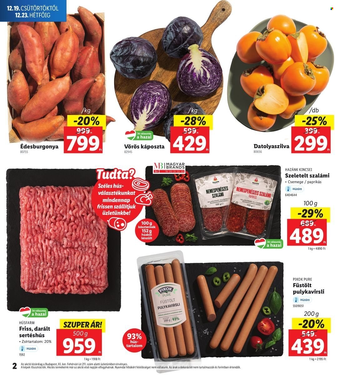 Lidl akciós újságok - 2024.12.19 - 2024.12.23. Oldal 2