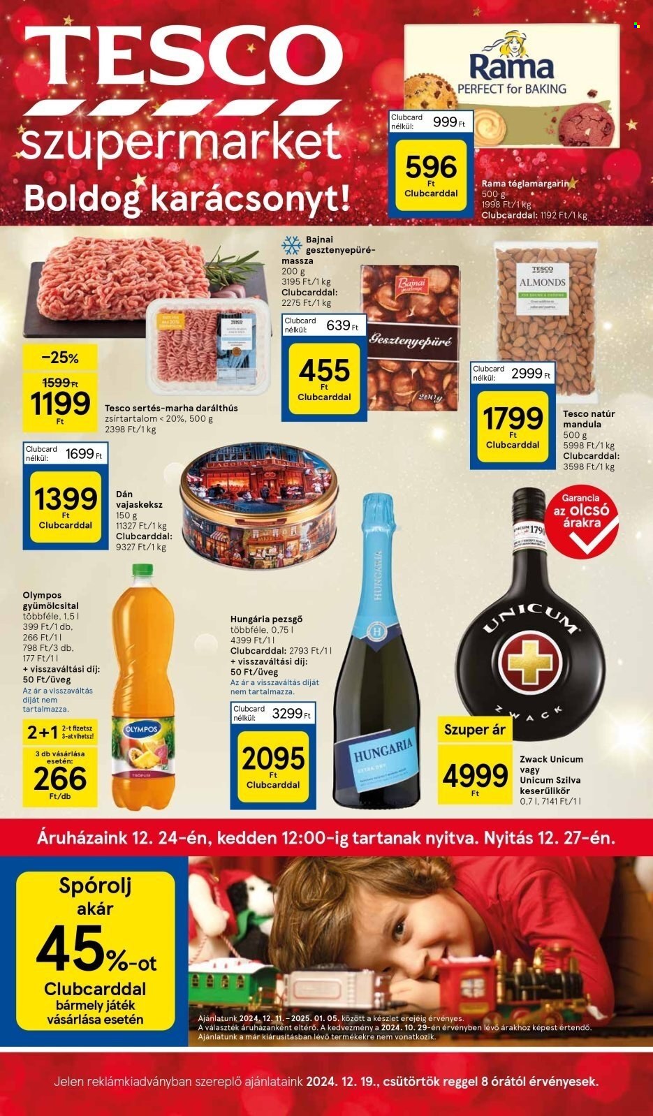 TESCO akciós újságok - 2024.12.19 - 2024.12.24. Oldal 1