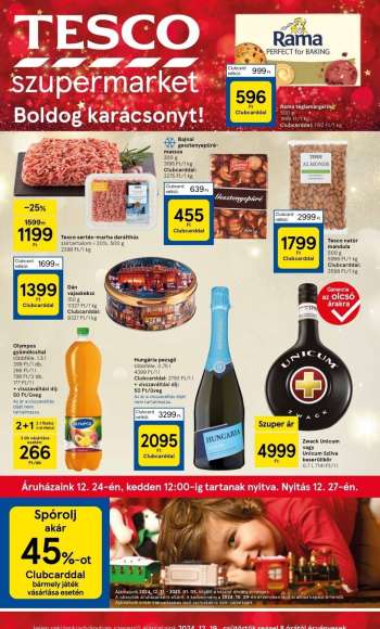 Újság TESCO - 2024.12.19 - 2024.12.24.