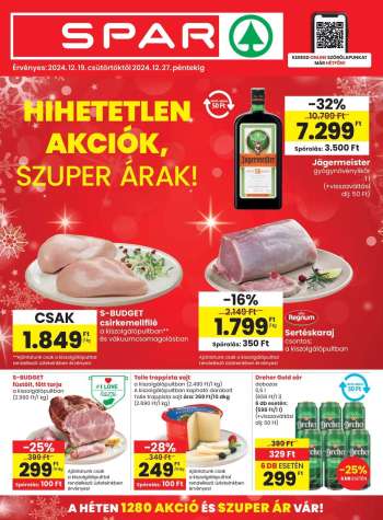Újság SPAR - 2024.12.19 - 2024.12.27.