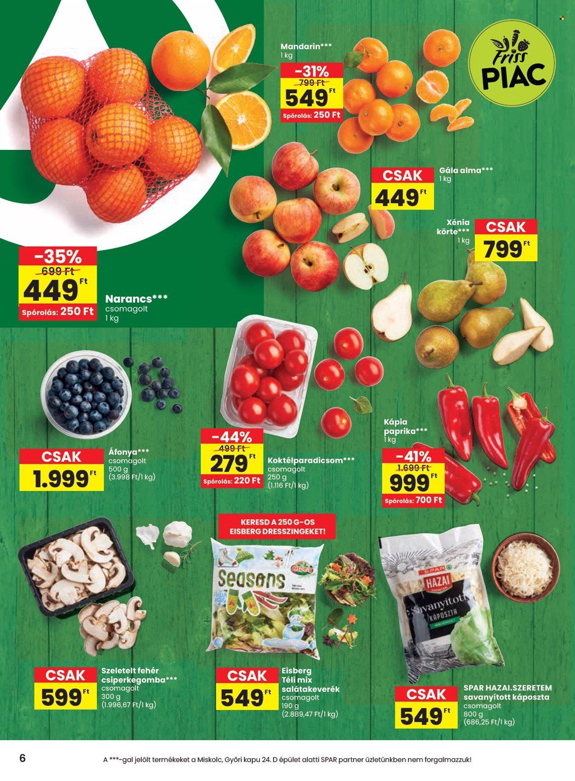 SPAR akciós újságok - 2024.12.19 - 2024.12.27. Oldal 6