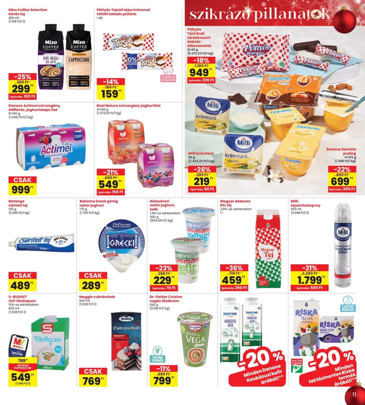 INTERSPAR akciós újságok - 2024.12.19 - 2024.12.27. Oldal 11