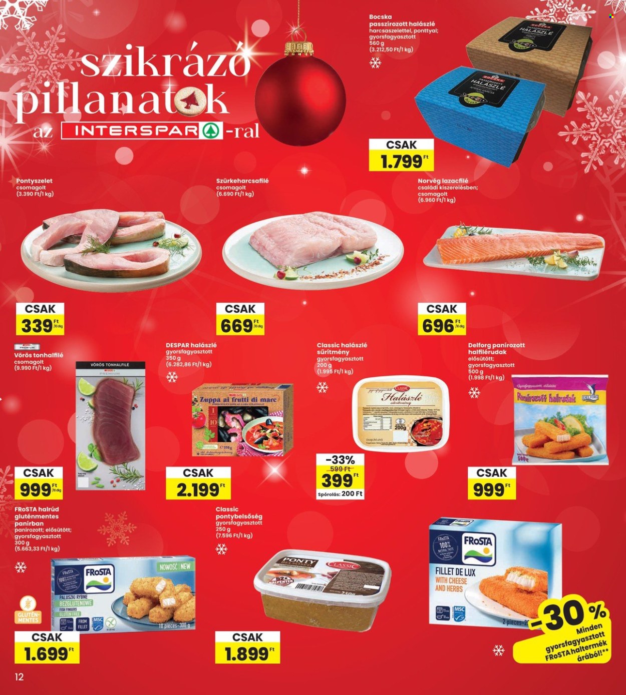 INTERSPAR akciós újságok - 2024.12.19 - 2024.12.27. Oldal 12