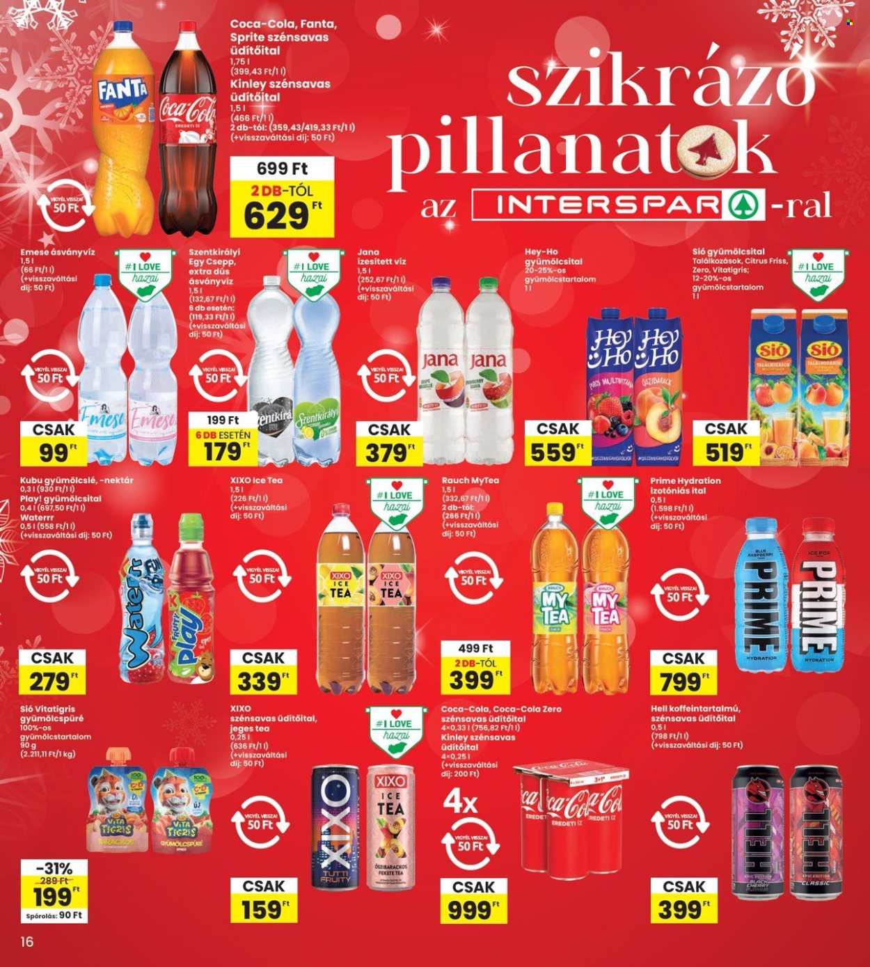 INTERSPAR akciós újságok - 2024.12.19 - 2024.12.27. Oldal 16