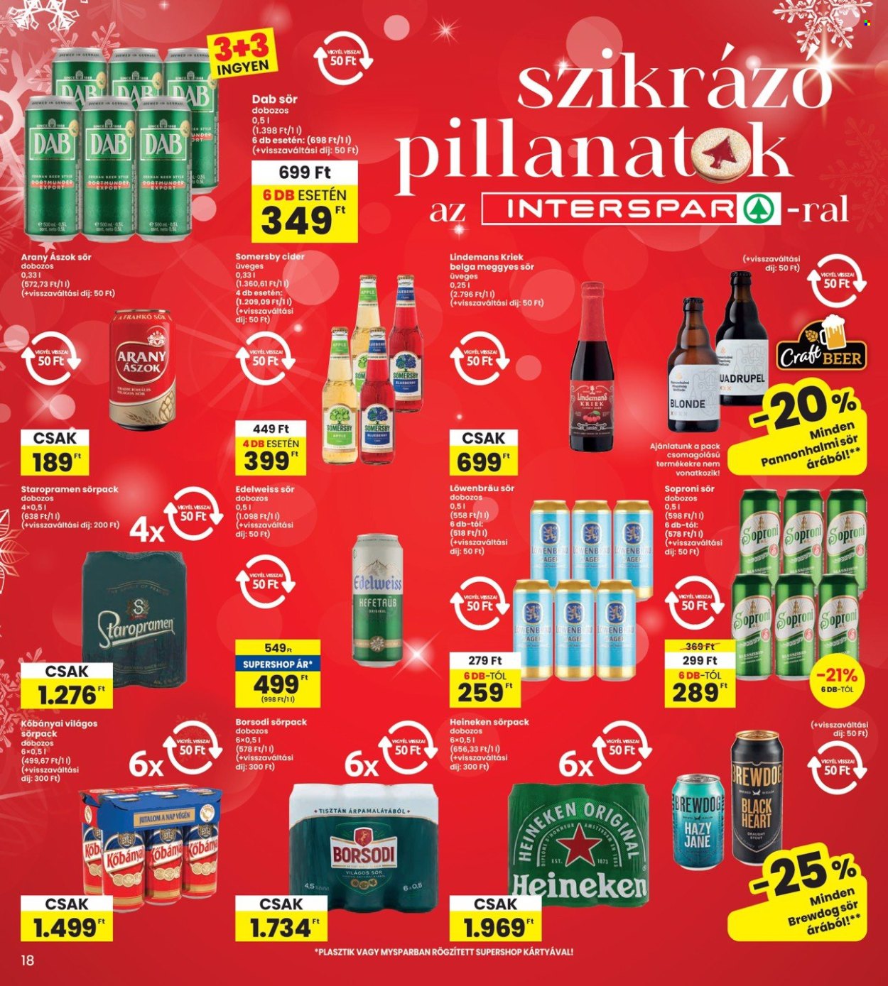 INTERSPAR akciós újságok - 2024.12.19 - 2024.12.27. Oldal 18