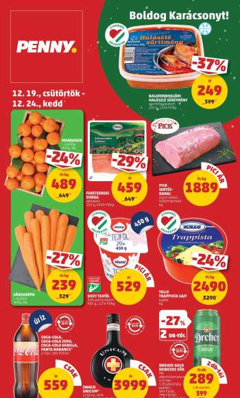 Újság Penny Market - 2024.12.19 - 2024.12.24.