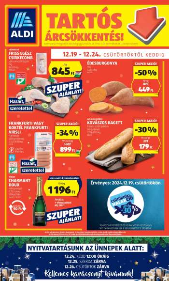 Újság Aldi - 2024.12.19 - 2024.12.24.