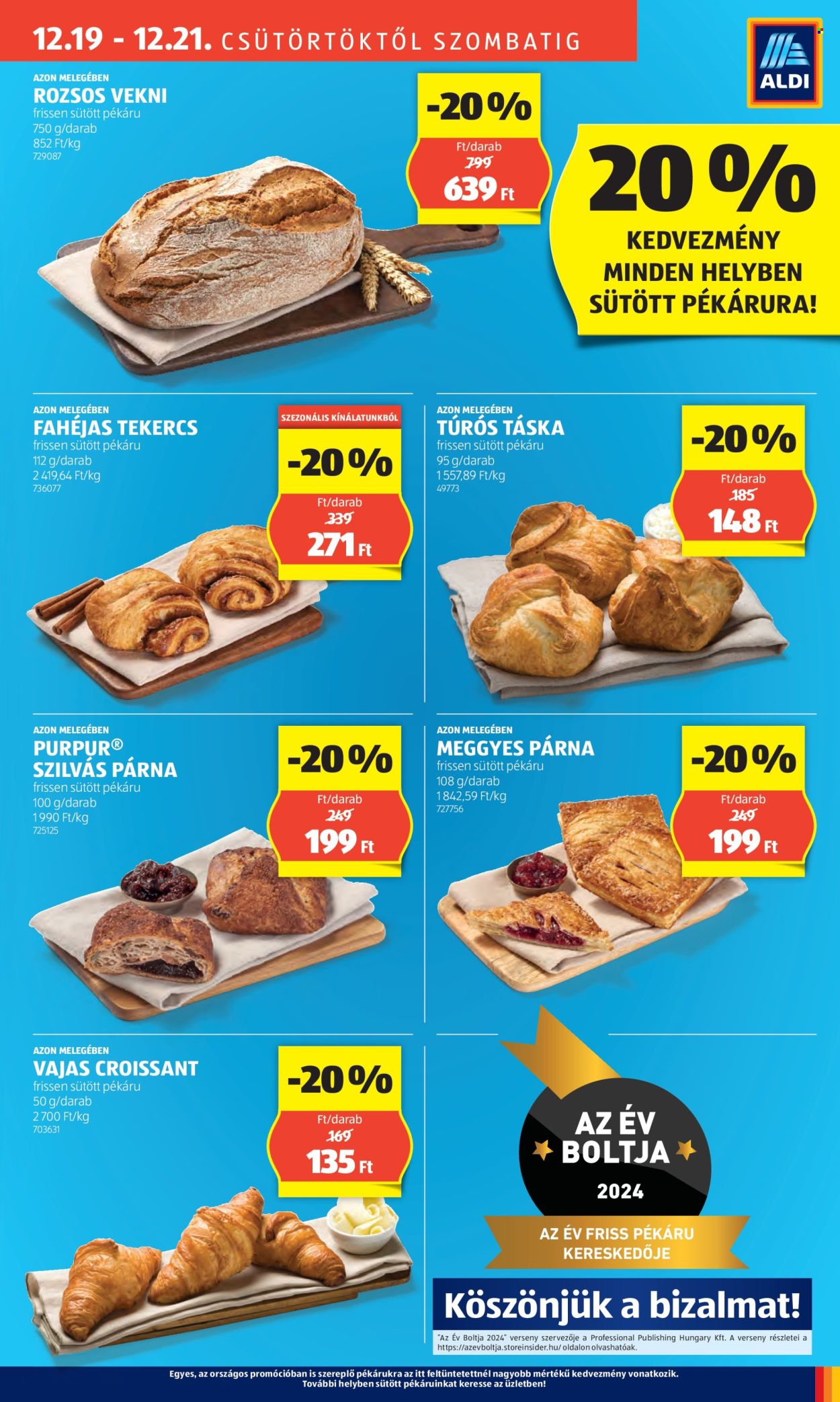 Aldi akciós újságok - 2024.12.19 - 2024.12.21. Oldal 7