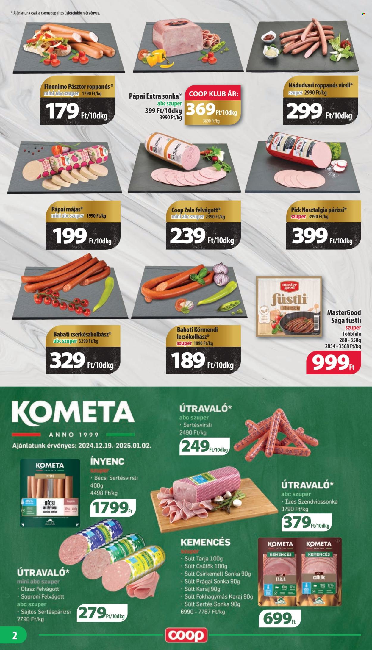 Coop akciós újságok - 2024.12.19 - 2024.12.31. Oldal 2