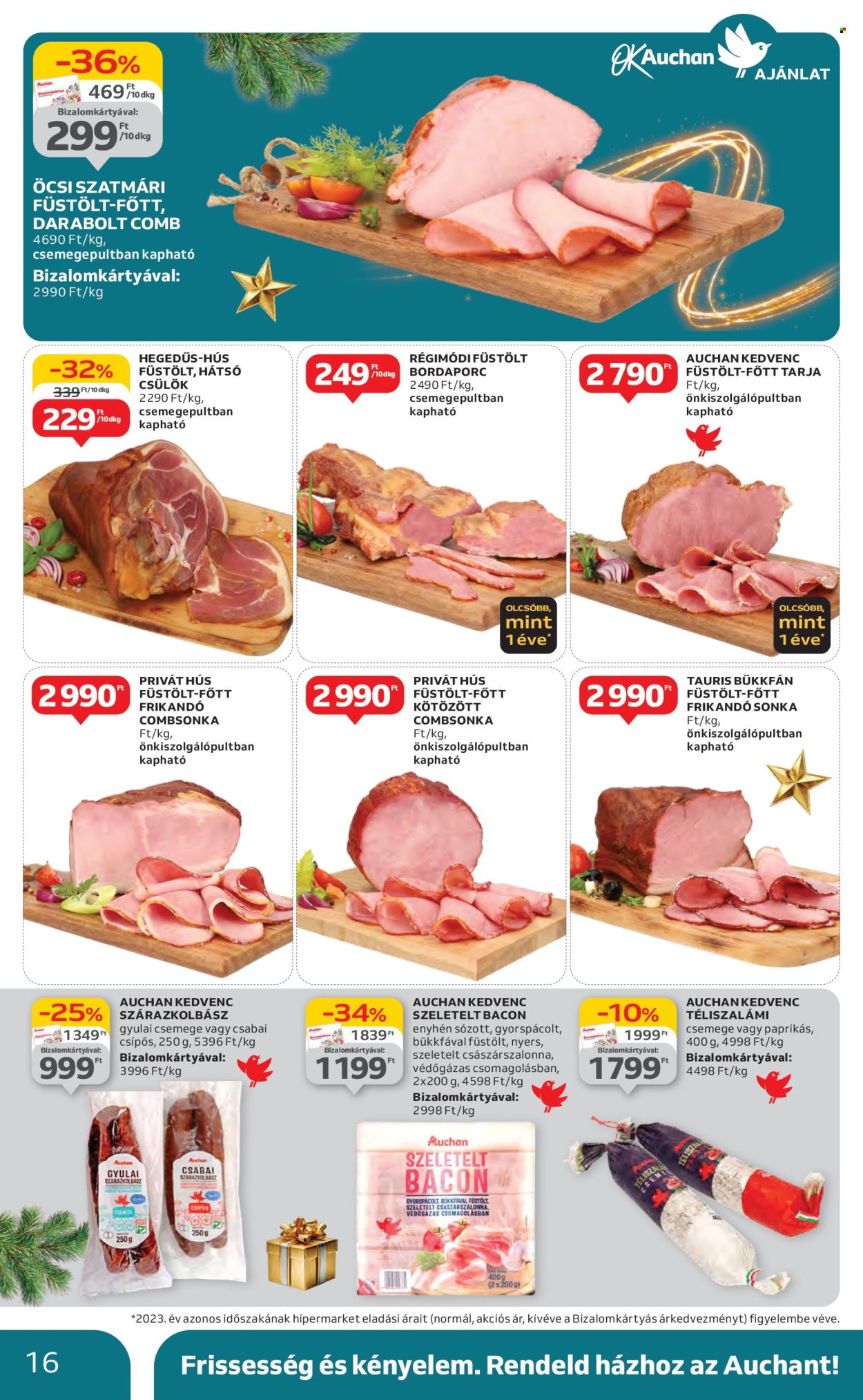 Auchan akciós újságok - 2024.12.19 - 2024.12.24. Oldal 16