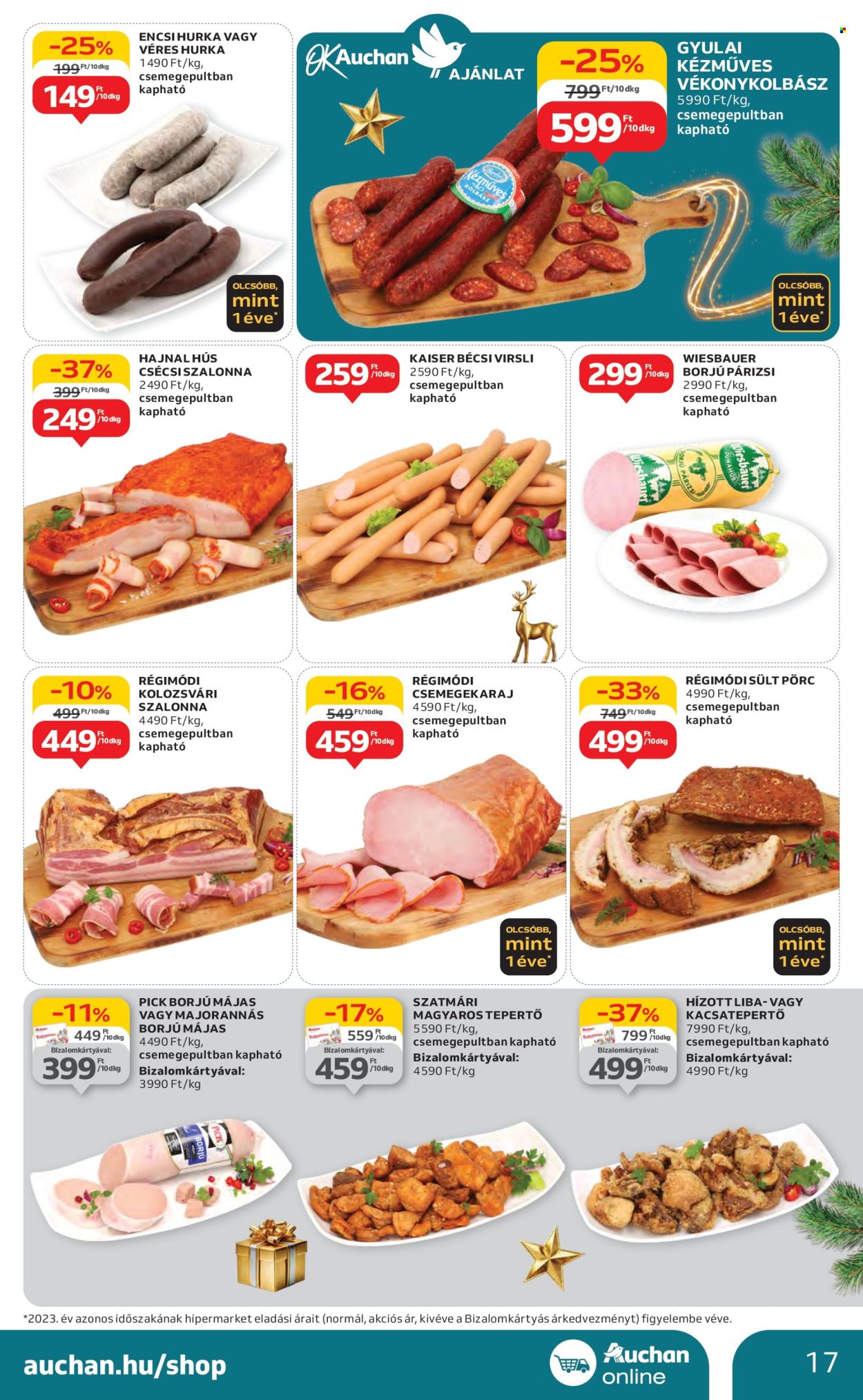 Auchan akciós újságok - 2024.12.19 - 2024.12.24. Oldal 17