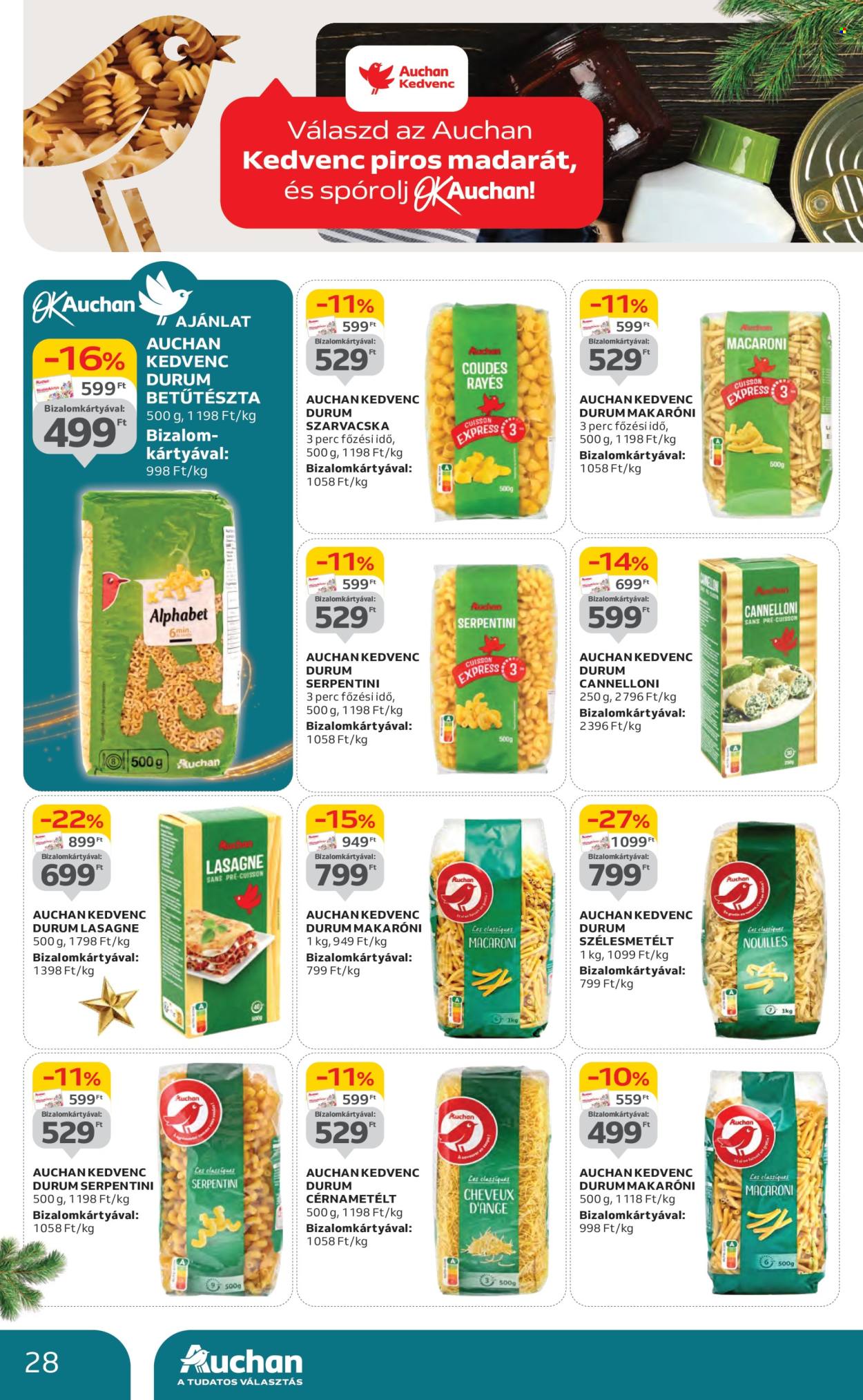 Auchan akciós újságok - 2024.12.19 - 2024.12.24. Oldal 28