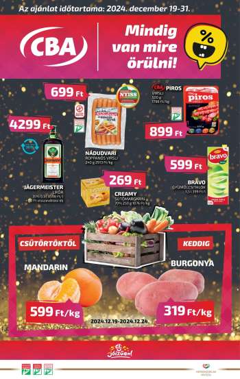 Újság CBA - 2024.12.19 - 2024.12.31.