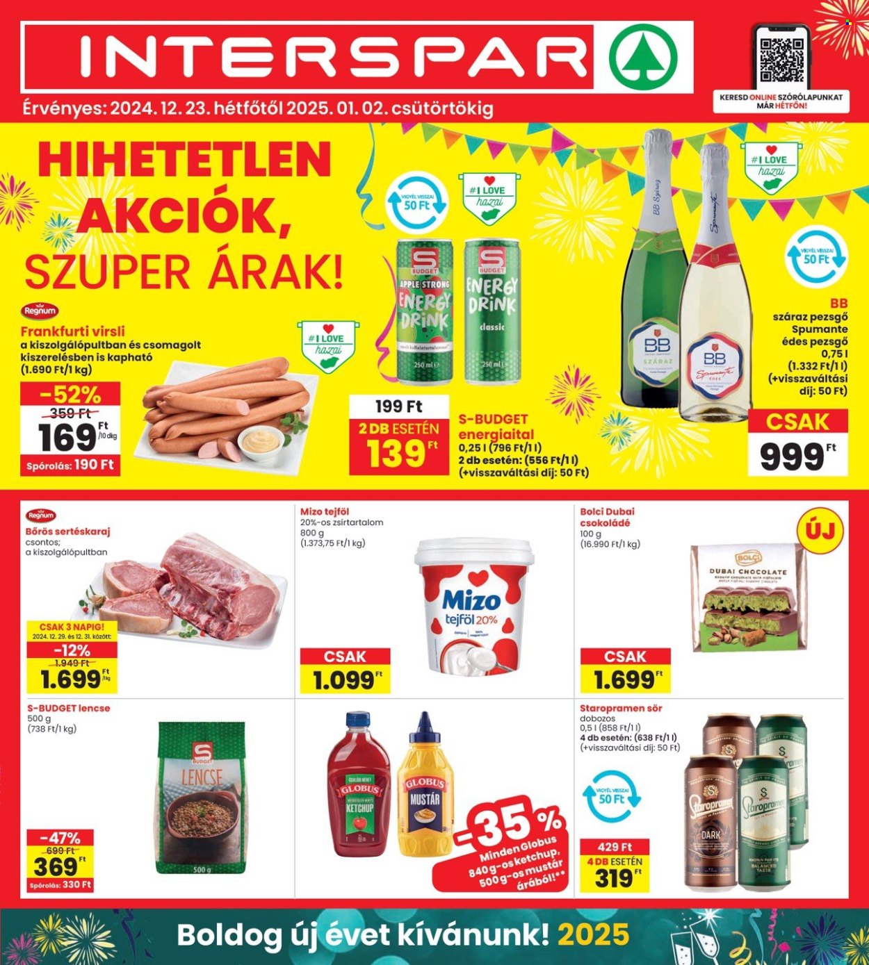 INTERSPAR akciós újságok - 2024.12.23 - 2025.01.02. Oldal 1