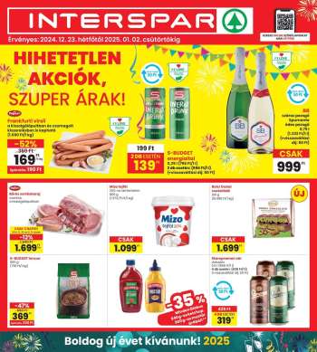 Újság INTERSPAR - 2024.12.23 - 2025.01.02.