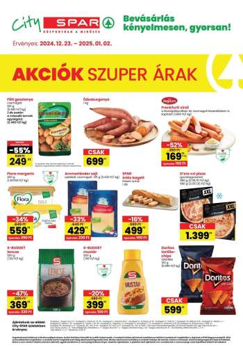 Újság City SPAR - 2024.12.23 - 2025.01.02.