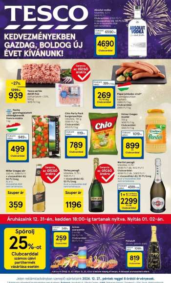 Újság TESCO - 2024.12.27 - 2024.12.31.