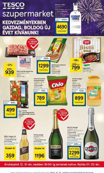 Újság TESCO - 2024.12.27 - 2024.12.31.