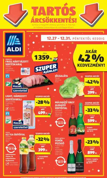 Újság Aldi - 2024.12.27 - 2024.12.31.