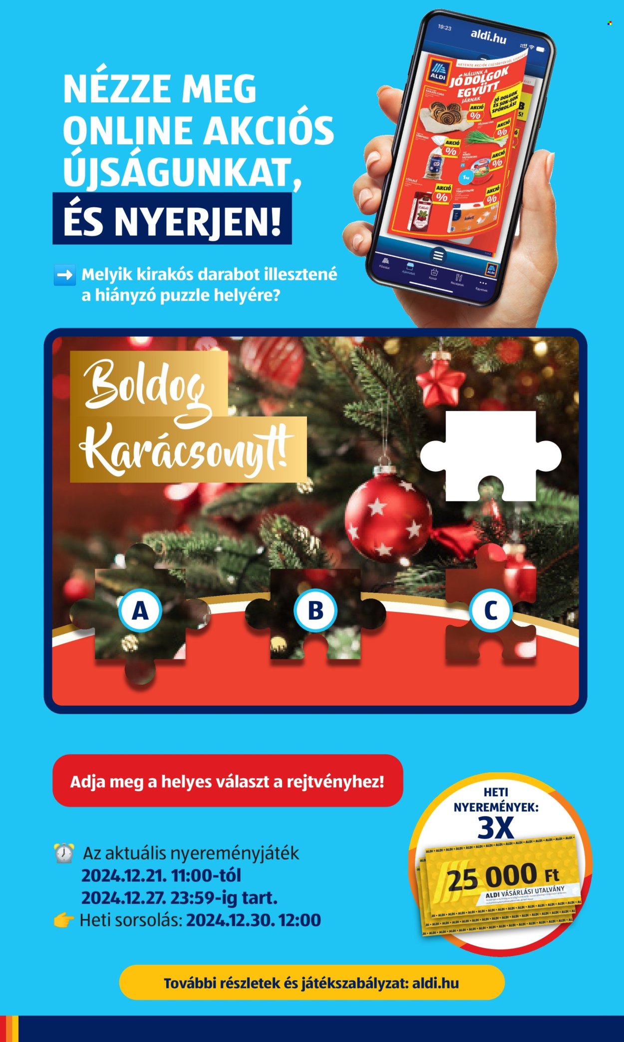 Aldi akciós újságok - 2024.12.27 - 2024.12.31. Oldal 20