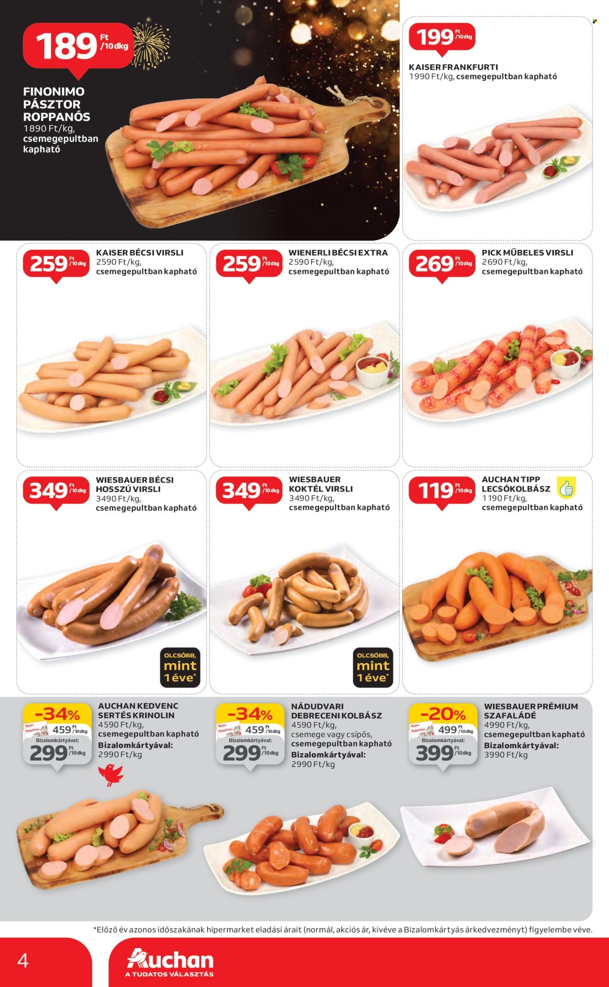 Auchan akciós újságok - 2024.12.27 - 2024.12.31. Oldal 4
